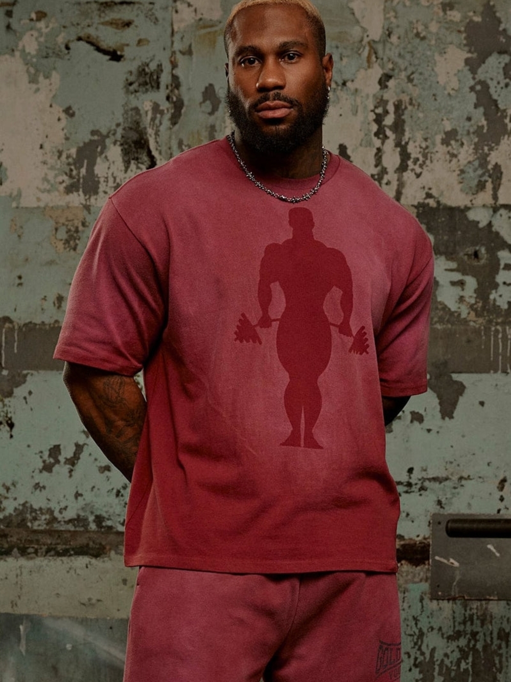 YoungLA Gold's Gym Burgundy XXL (Sold Out)